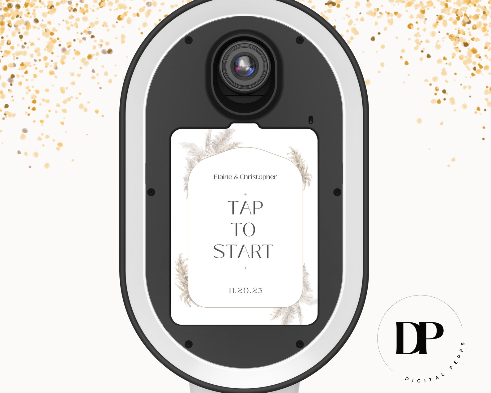 Tap To Start Photo Booth Tap to Start & Idle Screen, Customizable Tap to Start ...