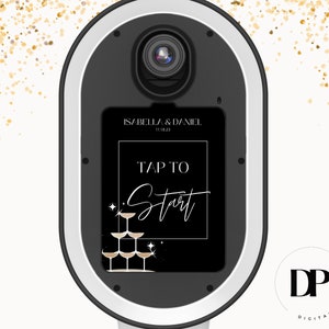 Photo Booth Tap to Start & Idle Screen, Customizable Tap To Start, Salsa Booth, Guest interface, Modern Guac Tap To Start, Photo Booth