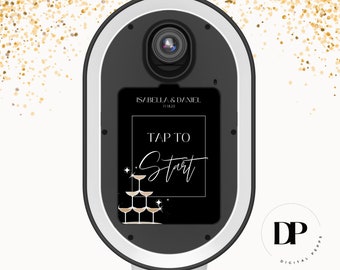 Photo Booth Tap to Start & Idle Screen, Customizable Tap To Start, Salsa Booth, Guest interface, Modern Guac Tap To Start, Photo Booth