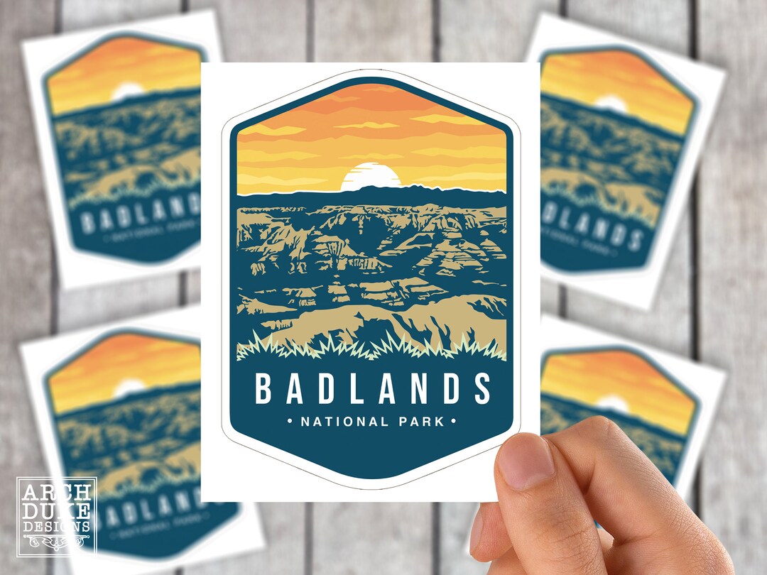 Badlands National Park Sticker 4
