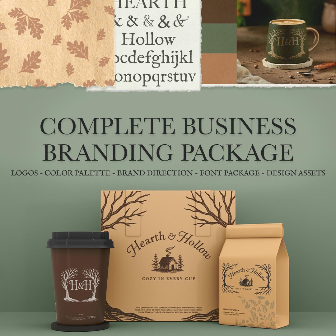 Complete Business Branding and Logo Package - Etsy