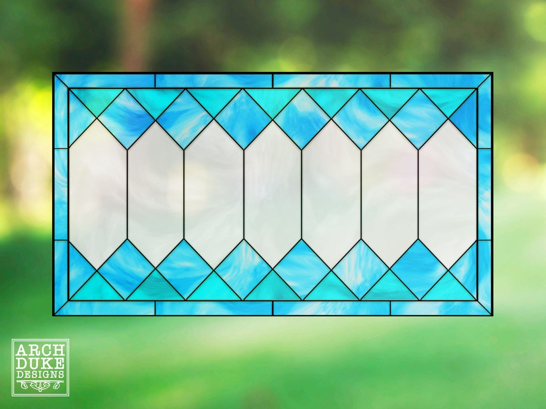 Replacement Pattern Window Glass Vintage Pattern Stained Glass Window Film: Removable & Reusable - Etsy