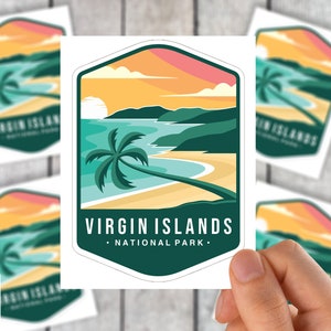 Virgin Islands National Park Sticker 4"x5.5"