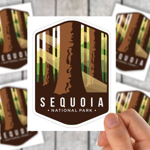 Sequoia National Park Sticker 4&quot;x5.5&quot;