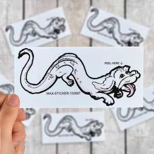 Luck Dragon Falkor Neverending Story Sticker [5.5&quot;x2&quot;]