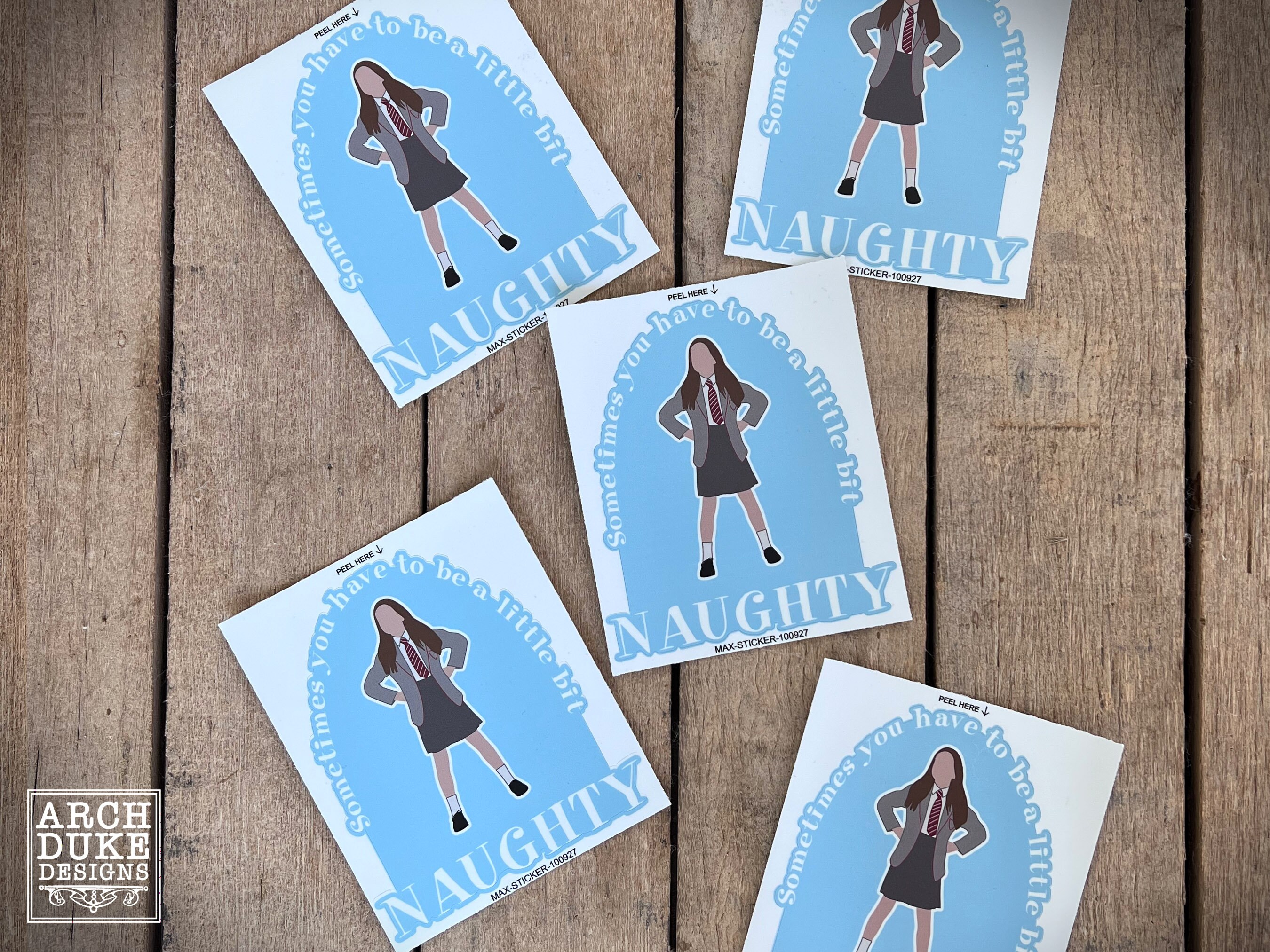 Matilda Sometimes You Have to Be A Little Bit Naughty Sticker [5"x5.5 ...