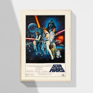 Vintage Star Original Wars Cast Unframed Poster Reproduction