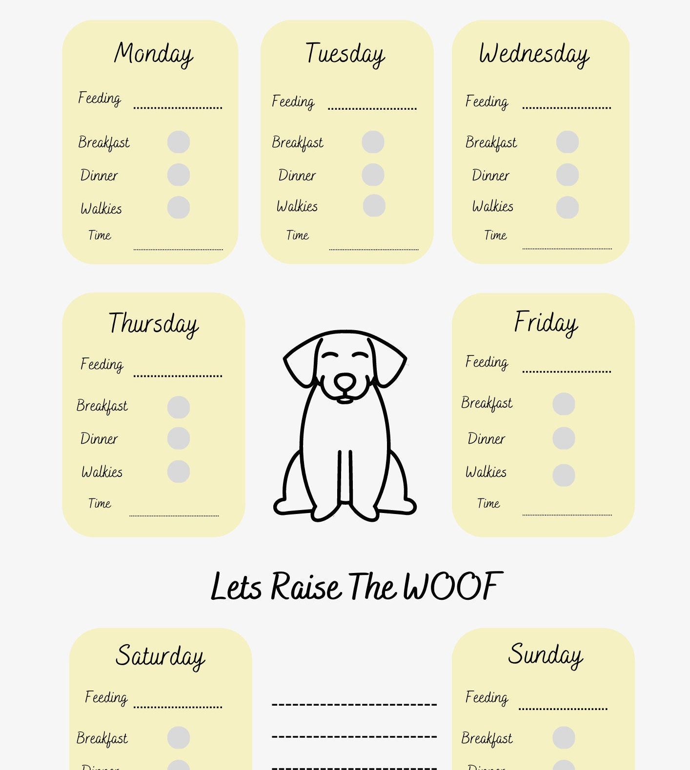 How to Create a Dog Feeding Schedule