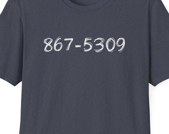 867-5309 Jenny 80s Song T-shirt