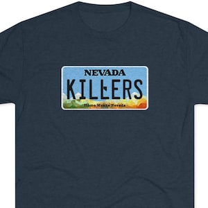 Killers Nevada License Plate T-shirt