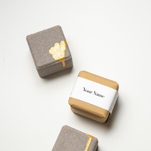 Personalized Cube Zero Waste Bath Bomb