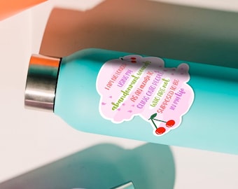 Affirmation Sticker, Self-Love Sticker, Self-Care Sticker, Girly Sticker, Laptop Sticker, Water Bottle Sticker, Gift