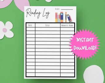 Reading Goal Chart Classroom - Etsy