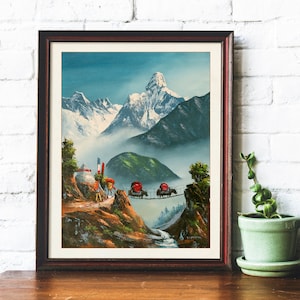Ama Dablam Kanchenjunga Leinwand, Mt Everest, Mt Lhotse, Mt Nupse, Mt Nupse, Mt Nupse, Mt Nupse, Mount Everest Basecamp
