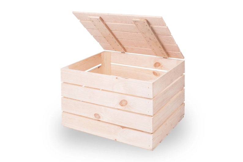 Neue Obstkisten Holzkisten Weinkisten Apfelkisten Holztruhe Natur 50x40x30cm zdjęcie 1