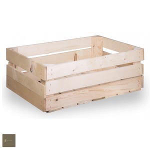 Nouvelles caisses de fruits caisses en bois caisses de vin caisses de pommes naturel 60x40x20cm