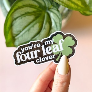 Four leaf clover sticker