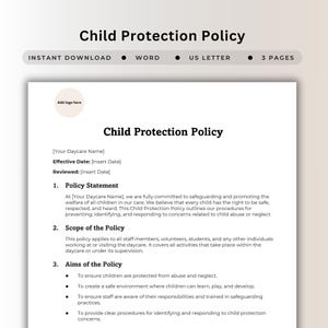 Vorlage für eine Kinderschutzrichtlinie, Verfahren zum Schutz von Kindern, Dokument, Leitfaden zur Einhaltung der Kindersicherheitsrichtlinien, Rechtlicher Standard für Kinderwohlfahrt