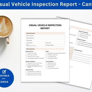 Car Vehicle Check For Visual Car Inspection Services Vehicle Inspection List Form Before Buying a Car or Vehicle Maintenance Routine Check