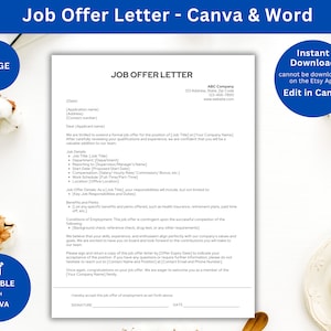 Carta de oferta de trabajo, Carta de oferta de empleo, Plantilla de carta de oferta de trabajo, Plantilla de oferta de trabajo, Ejemplo de carta de oferta de trabajo simple para empleado