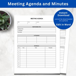 Template for Meeting Minutes | Agenda and Minutes | Meeting Minutes Example | Meeting Agenda and Minutes | Action Minutes | Word Minutes