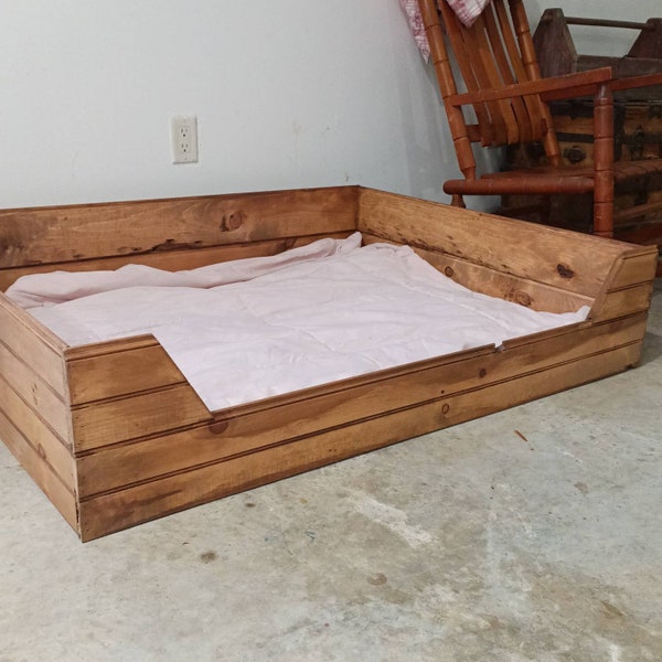 Rustic Dog Bed Etsy