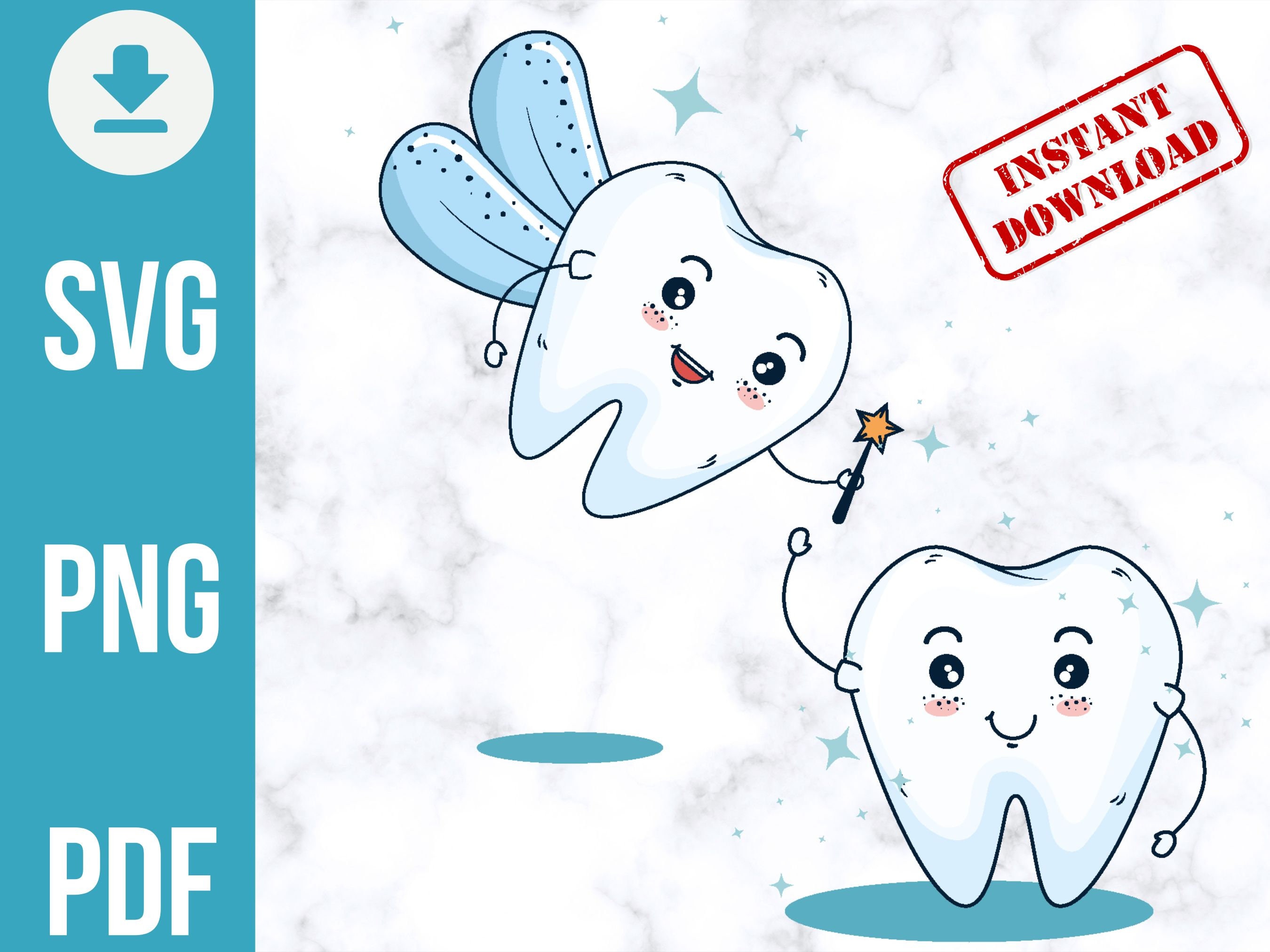 Tooth Fairy Svg Teeth SVG Tooth Svg Dental Care SVG Etsy UK