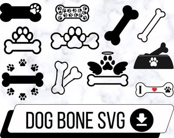 Dog bone svg,Dog Bone Outline svg,Dog Bone Digital clipart, Vector Cut file for Cricut,Silhouette, Decal, Sticker,Vinyl,Dog Lover svg Print