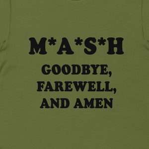 MASH Koszulka unisex „Żegnaj, żegnaj i amen”