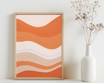 Abstract Bedroom Print, Printable Boho Wall Decor, Boho Prints, Farmhouse Bedroom Decor, Modern Room Decor, Neutral Art Print, JPG | SG#11