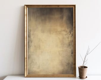 Earthy Abstract Painting Wall Art, Minimalist Art, Neutral Oil Painting, Abstract Textural Printable Wall Decor, Digital Art Poster | SG330