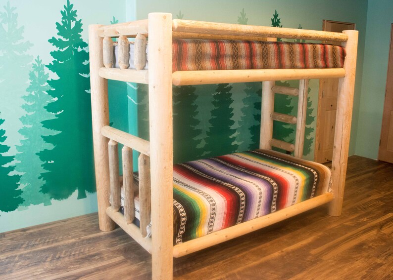 Wooden Cabin Style Bunk Bed Instructions Etsy