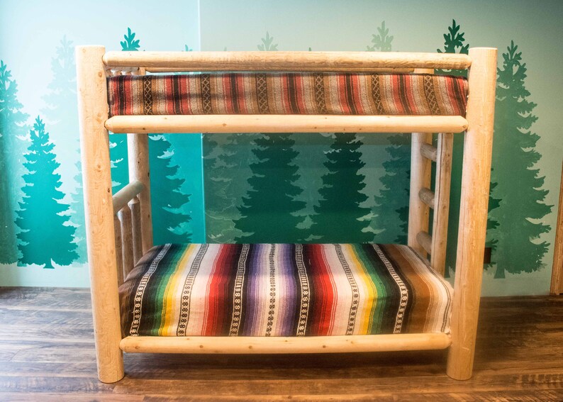 Wooden Cabin Style Bunk Bed Instructions Etsy