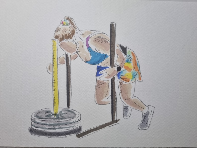 Personalised Hyrox Illustration Art - Hyrox, Fitness, Workout, Hobby ...
