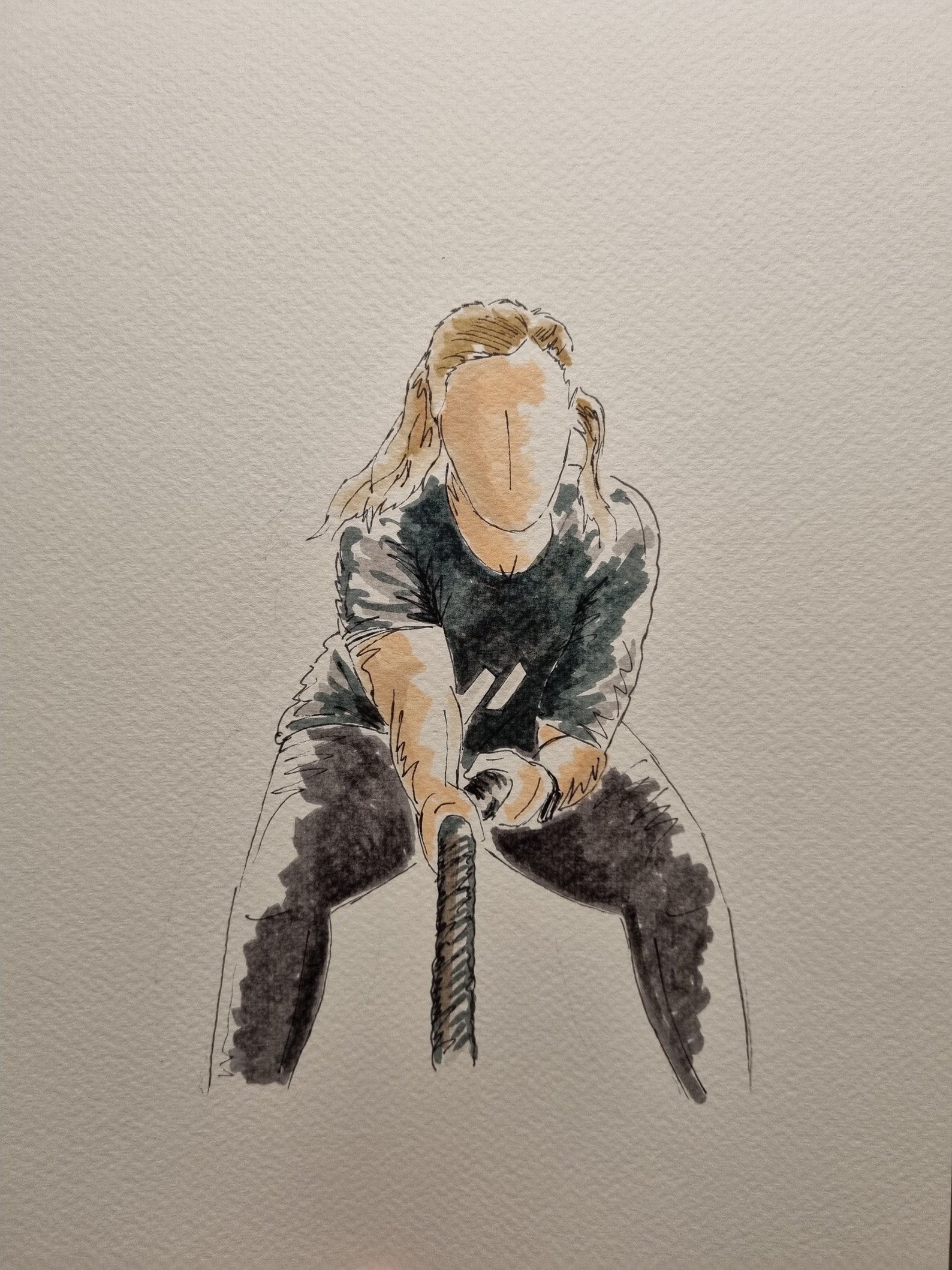 Personalised Hyrox Illustration Art - Hyrox, Fitness, Workout, Hobby ...