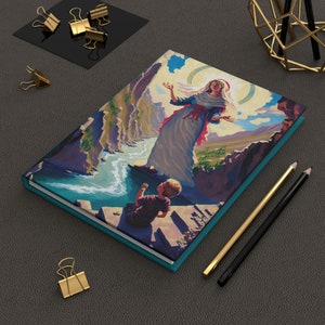 Gottesmutter auf einer Wanderung | Hochwertiges katholisches Geschenke Hardcover Notizbuch Matt