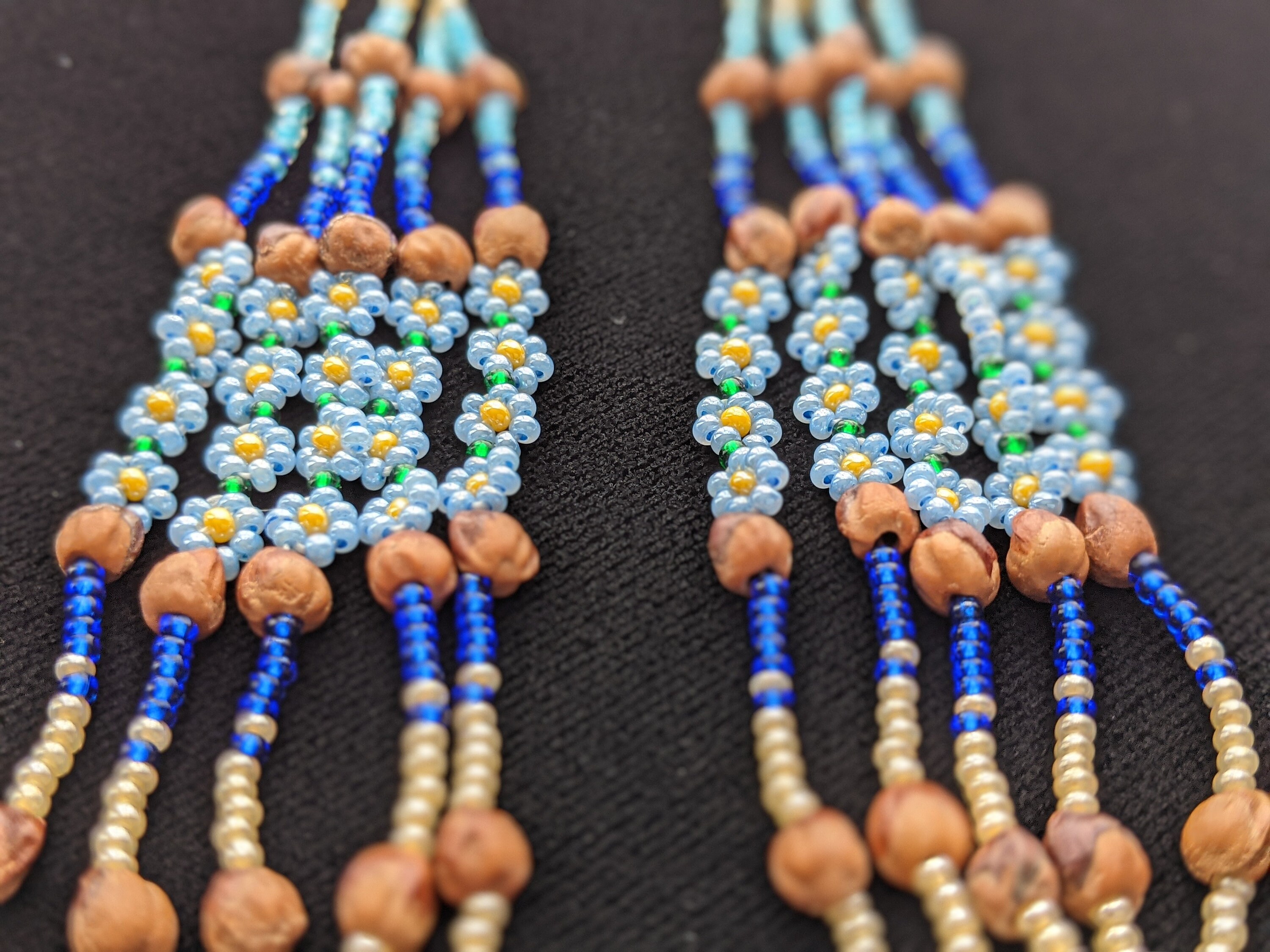 Navajo Handmade Strung Juniper Berry Seed and Czech Glass Seed Etsy