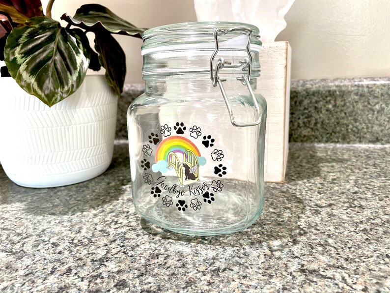 Goodbye Kisses Jar of Chocolate Bites Pet Sympathy Pet Etsy