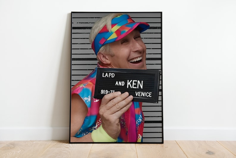 Barbie and Ken Mugshot from BARBIE Movie 2023 Etsy