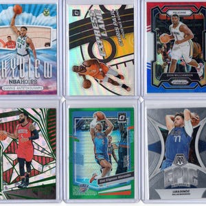 CARTES DE BASKETBALL Super Stars Lot G (6 cartes)