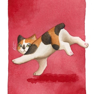Manx Cat art print