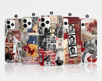 Harry Collage Clear Vintage Styles Phone Case