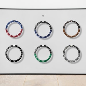 GMT-MASTER II Bezel poster design