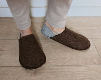 Chaussons unisexes chauds pour l'intérieur. Fabriqué à la main à partir de 100 % laine. Toutes les tailles.