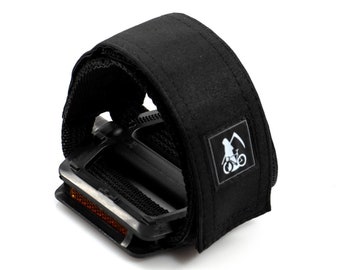 Pep and Strap Classic - Black Pedal Straps