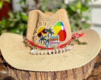 Palm leaf hats, Beach Theme