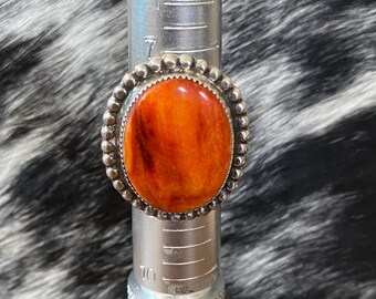 Orange Spiny Ring