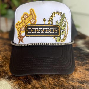 Western Patch Hat, cowboy, roper, yeehaw