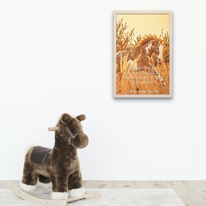 Hooves are the Beat Horse Print Download | Watercolor Paint Horse Print | Horse lover Print Download