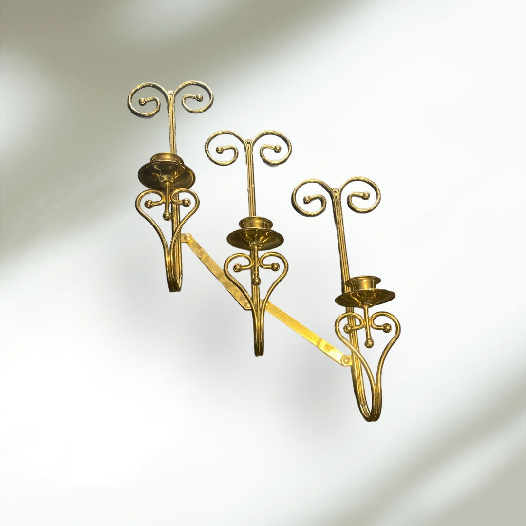 Vintage Home Interior Adjustable Wall Scones Etsy